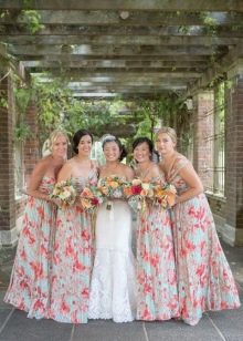 Colorful Bridesmaid Dresses