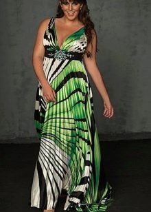 Bright sundress for overweight for a wedding