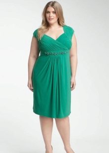 Short sundress with an empire bodice