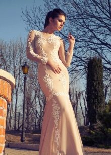 Lace wedding dress from the collection Crystal Desing 2014