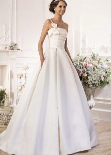 Wedding dress with one strap from the Idylly collection by Naviblue Bridal