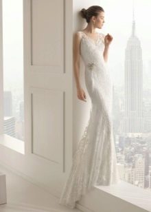 Lace wedding dress from Rosa Clara