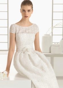 Wedding dress 2016 with short sleeves