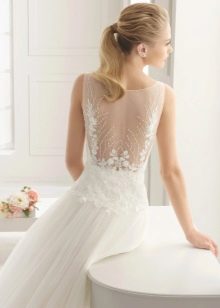 Two by Rosa Clara 2016 wedding dress with open lace back