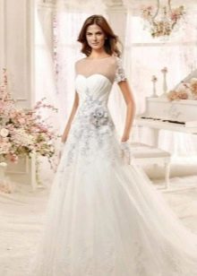 Corset decoration with flowers