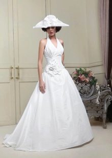 Wedding dress with halter neckline from the Floral Extravaganza collection