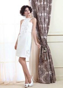 Short wedding dress from the collection Flower extravaganza