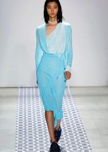 Light blue evening dress 2016