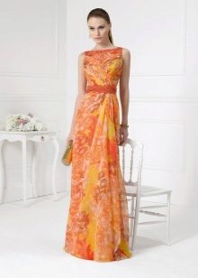 Orange Evening Dress 2016