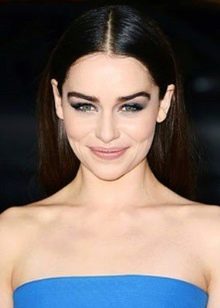 Makeup for a blue wedding dress