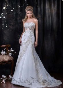 Wedding dress from Natalia Romanova with a train