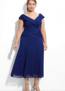 Midi evening dress for size 52