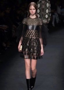 Boots for an evening short dress