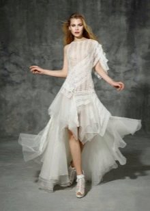 Wedding short in front long in back