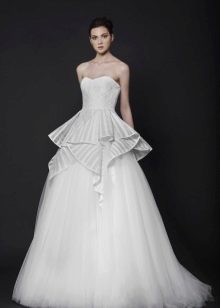 Fancy Cut Wedding Dress
