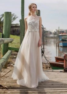 Straight Lace Wedding Dress