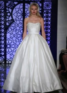 Lush wedding dress from Rome Acre with crystals