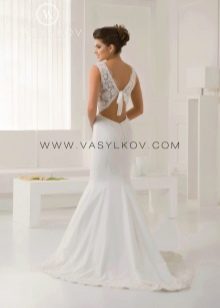 Wedding dress with an open back from Vasilkov