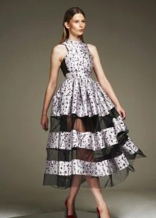 Evening dress for a bright party lush