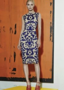 Evening dress with print