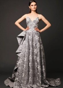 Colored silk dress