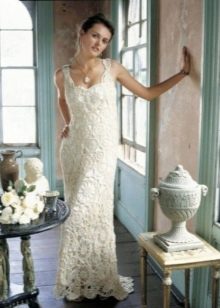 Crochet wedding dress from motives