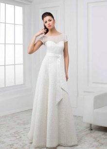 Wedding dress from the White collection with lace