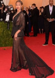 Candid Evening Dress with Beyoncé Train