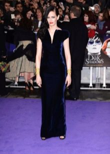 Eva Green's straight evening dress