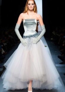 Lush wedding denim dress