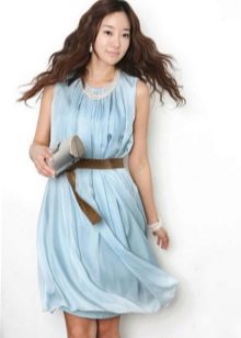 Accessories for a blue dress
