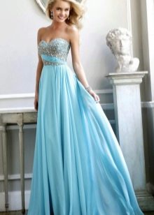 Sky blue dress