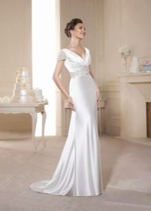 Wedding dress from Novia D Art satin