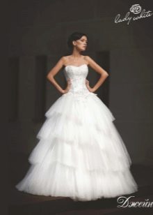Wedding dress from the collection of Enigma by Lady White layered