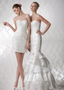 Transformer mermaid wedding dress