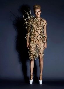 Unusual evening dresses by Jean Louis Sabaji