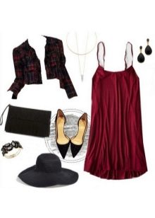 Marsala dress accessories