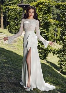 Long Sleeve Tulipia Wedding Dress