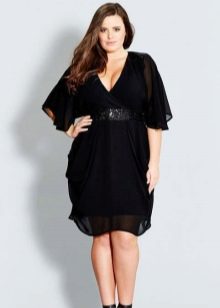 Black dress for a fat woman