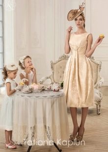 Short wedding dress from Tatiana Kaplun from the collection Lady of quality