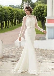 Wedding dress from Tatyana Kaplun from the collection Lady of quality with sleeves