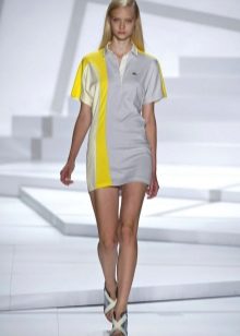 Gray polo dress