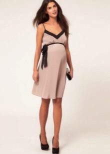 High Waist Maternity Dress