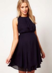 Maternity chiffon short dress