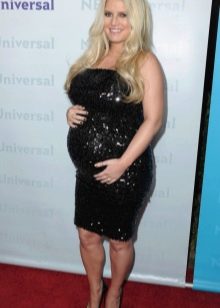 Shiny Maternity Party Dress