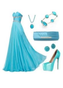 Accessories to match the navy dress