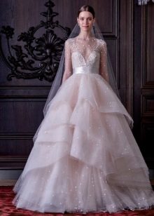 Organza wedding dress by Monique Lulier