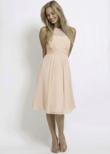 Sandals for a peach dress
