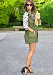 Leopard print sandals for safari dress