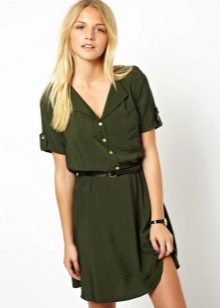 Safari shirt dress